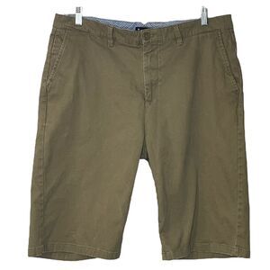 American Tall Khaki Flat Front Shorts, size 36 XT